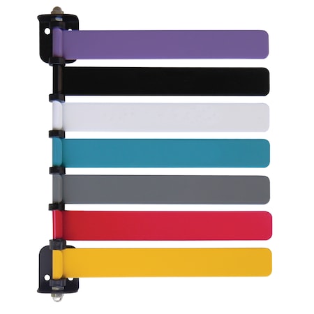 Omnimed Room ID Flag System, Std 7 Color Set (Quickly & Clearly Alert Staff to 291817